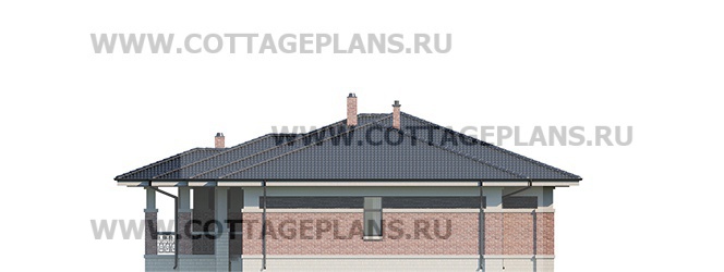 Фасады проект дома 702-48 общ. площадь 160,30 м2