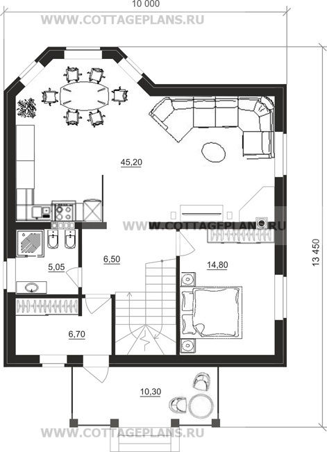 Поэтажные планы проект дома 14-70 общ. площадь 284,65 м2