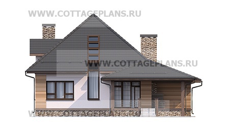 Фасады проект дома 95-77 общ. площадь 199,15 м2