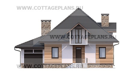 Фасады проект дома 95-73 общ. площадь 200,05 м2