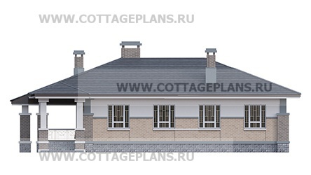 Фасады проект дома 08-13 общ. площадь 318,00 м2