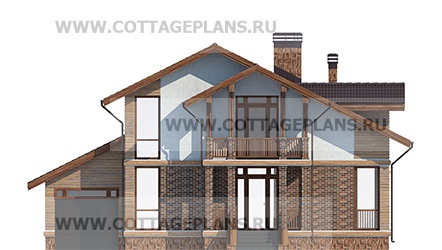 Фасады проект дома 75-48 общ. площадь 202,85 м2