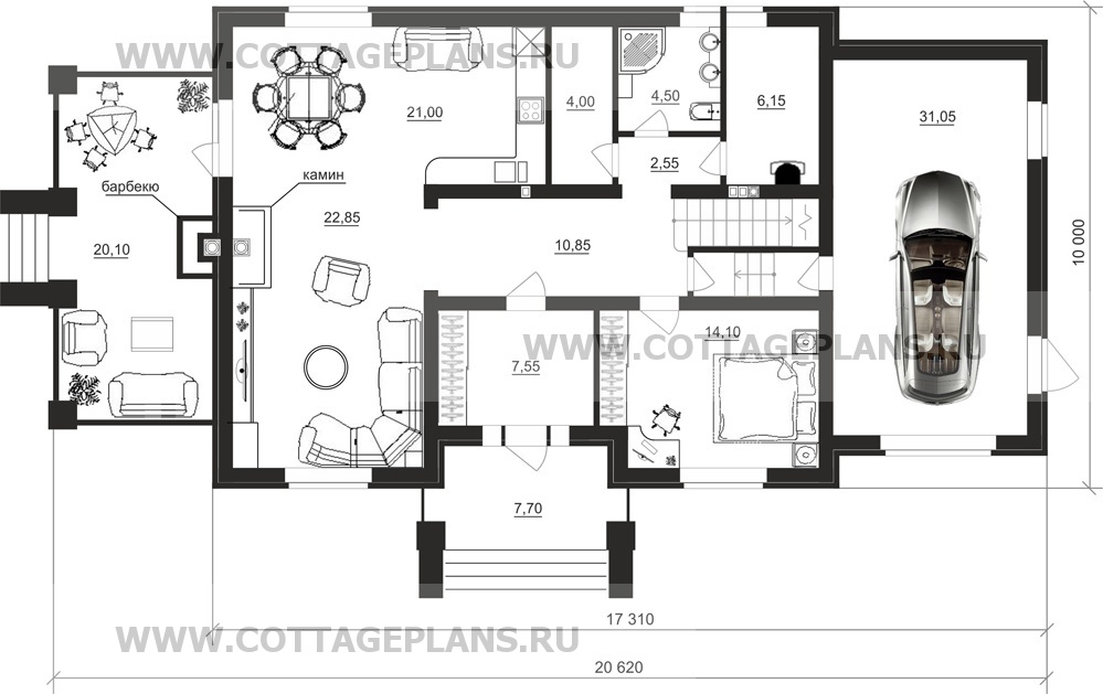 Поэтажные планы проект дома 29-11 общ. площадь 226,60 м2