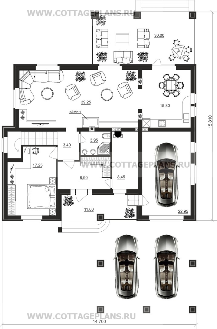 Поэтажные планы проект дома 13-24 общ. площадь 237,15 м2