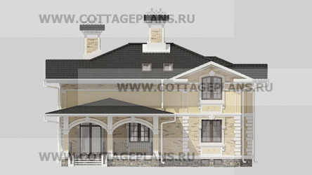 Фасады проект дома 23-60 общ. площадь 236,90 м2