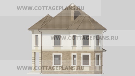 Фасады проект дома 21-03 общ. площадь 238,45 м2