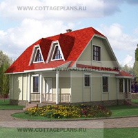 Каталог проекты домов из пеноблоков проект дома 58-21 общ. площадь 134 м2