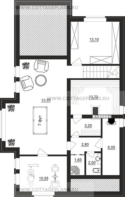 Поэтажные планы проект дома 78-49 общ. площадь 248,00 м2