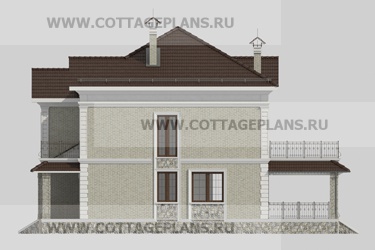 Фасады проект дома 29-14 общ. площадь 299,80 м2