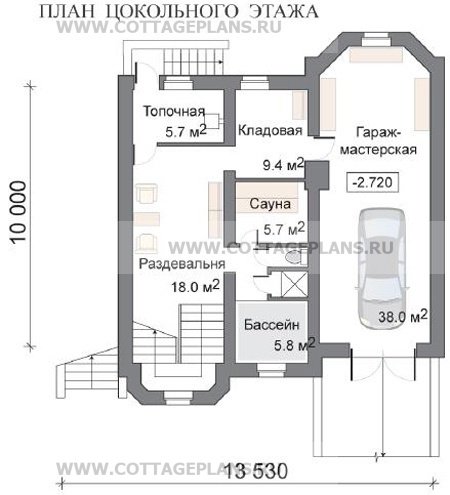 Поэтажные планы проект дома 31-57 общ. площадь 242,7м2