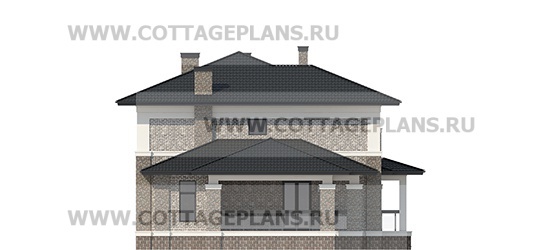 Фасады проект дома 205-21 общ. площадь 381,20 м2