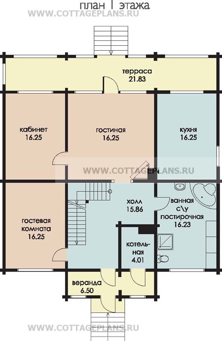 Поэтажные планы проект дома 19-23 общ. площадь 246 м2