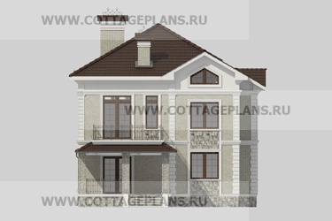 Фасады проект дома 29-14 общ. площадь 299,80 м2