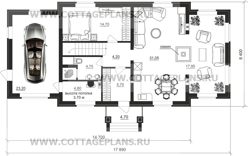 Поэтажные планы проект дома 92-40 общ. площадь 191,60 м2
