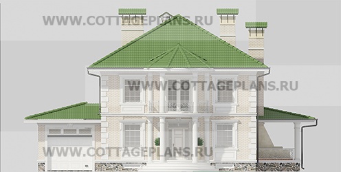 Фасады проект дома 75-96 общ. площадь 204,55 м2