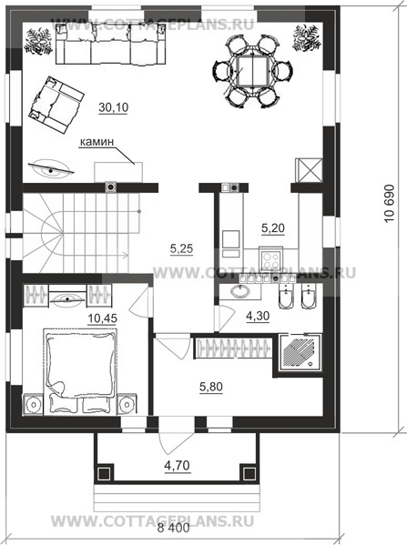 Поэтажные планы проект дома 15-99 общ. площадь 194,55 м2