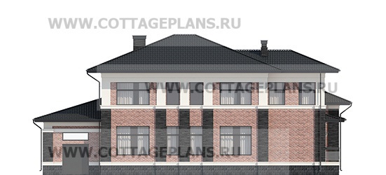 Фасады проект дома 102-38 общ. площадь 350,7 м2