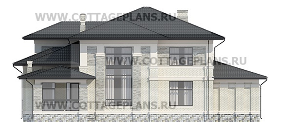 Фасады проект дома 102-82 общ. площадь 310,0 м2