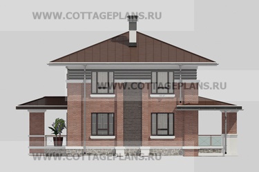 Фасады проект дома 14-24 общ. площадь 141,70 м2