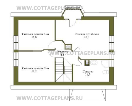 Поэтажные планы проект дома 58-23 общ. площадь 236 м2