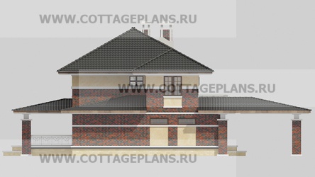 Фасады проект дома 29-04 общ. площадь 245,75 м2