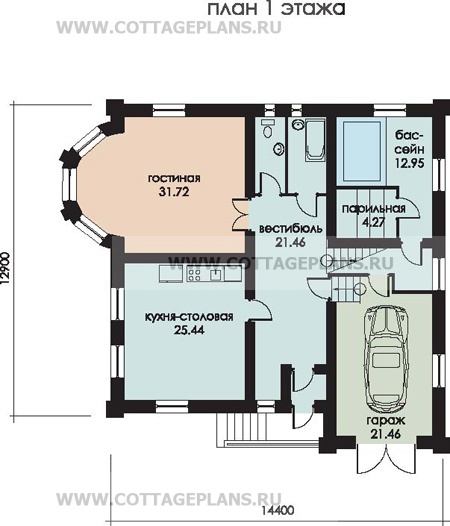 Поэтажные планы проект дома 47-33 общ. площадь 421.26 м2