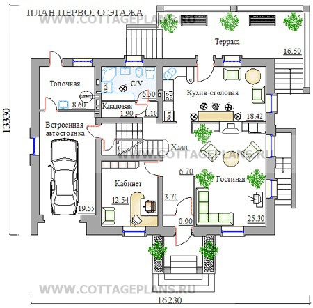 Поэтажные планы проект дома 50-76 общ. площадь 290,0м2