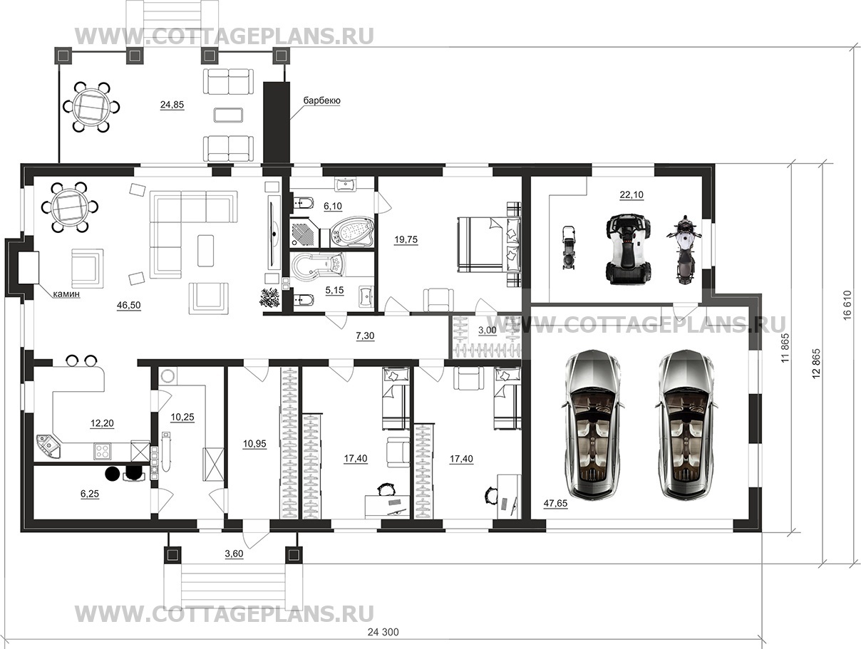 Поэтажные планы проект дома 902-38 общ. площадь 232,00м2