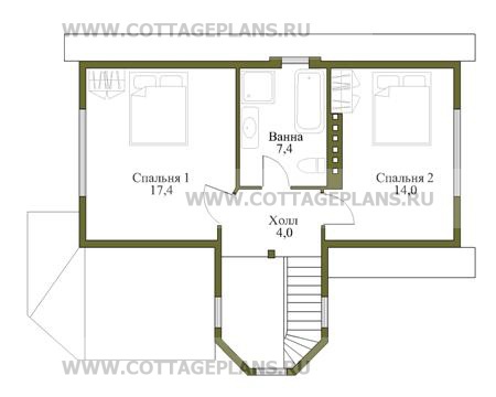 Поэтажные планы проект дома 79-34 общ. площадь 168 м2