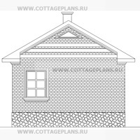 Фасады проект дома 20-43 общ. площадь 37,8 м2