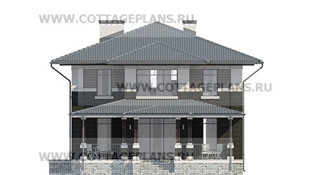 Фасады проект дома 29-79 общ. площадь 138,30 м2