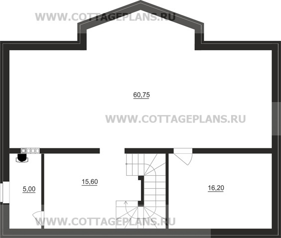 Поэтажные планы проект дома 14-66 общ. площадь 267,90 м2