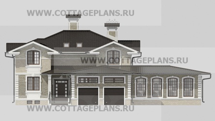 Фасады проект дома 23-73 общ. площадь 347,45 м2