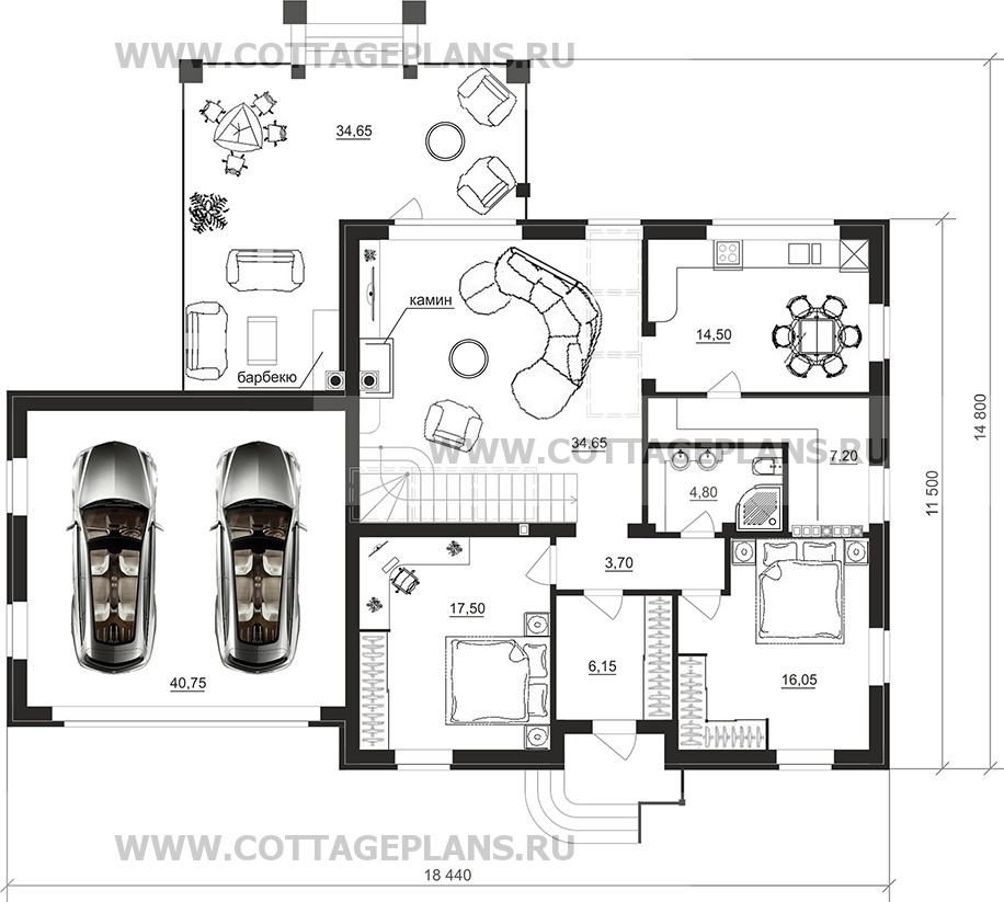 Поэтажные планы проект дома 76-74 общ. площадь 320,25 м2