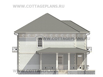 Фасады проект дома 16-83 общ. площадь 270,95 м2