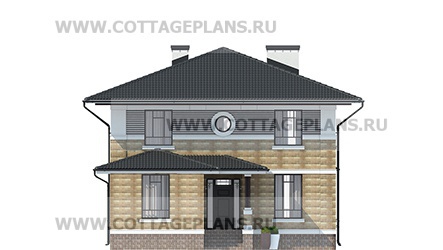 Фасады проект дома 206-16 общ. площадь 174,45 м2