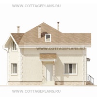 Фасады проект дома 20-91 общ. площадь 258,45 м2