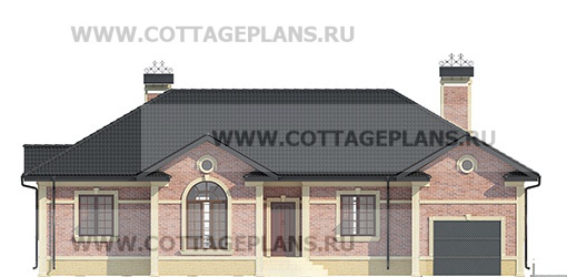 Фасады проект дома 08-22 общ. площадь 351,65 м2