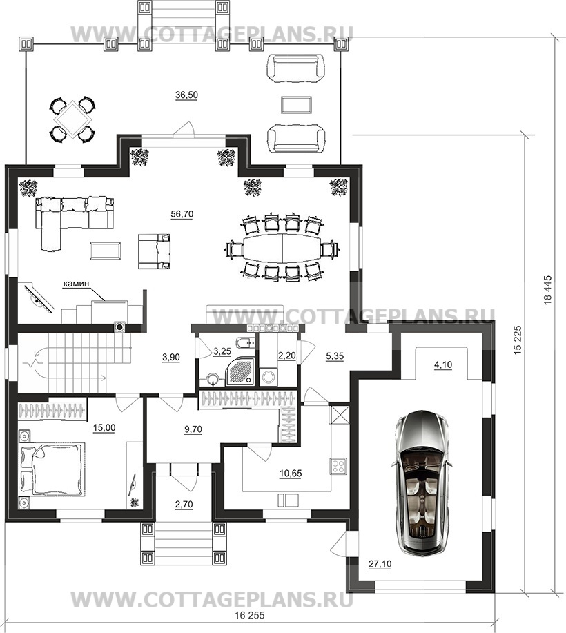 Поэтажные планы проект дома 93-74 общ. площадь 355,80м2
