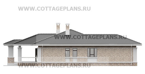 Фасады проект дома 902-66 общ. площадь 240,30 м2