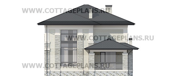 Фасады проект дома 103-88 общ. площадь 336,70 м2