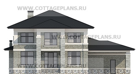 Фасады проект дома 203-96 общ. площадь 300,15 м2