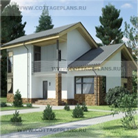 Каталог проекты домов из пеноблоков проект дома 80-20 общ. площадь 191,8 м2