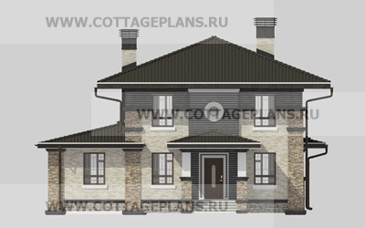 Фасады проект дома 21-37 общ. площадь 346,00 м2