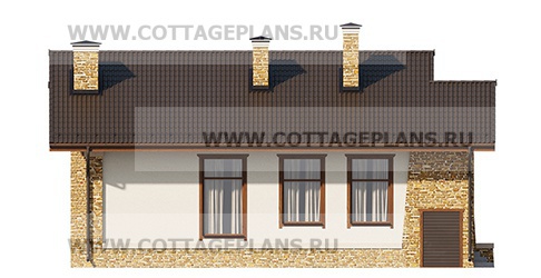 Фасады проект дома 700-33 общ. площадь 78,25 м2