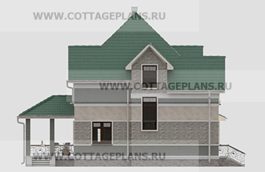 Фасады проект дома 75-49 общ. площадь 189,95 м2