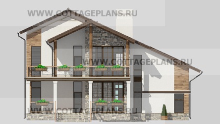 Фасады проект дома 15-11 общ. площадь 342,90 м2