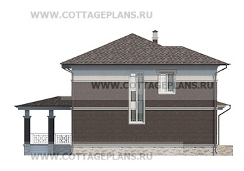 Фасады проект дома 206-62 общ. площадь 102,75м2