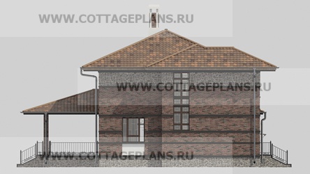 Фасады проект дома 17-12 общ. площадь 372,85 м2