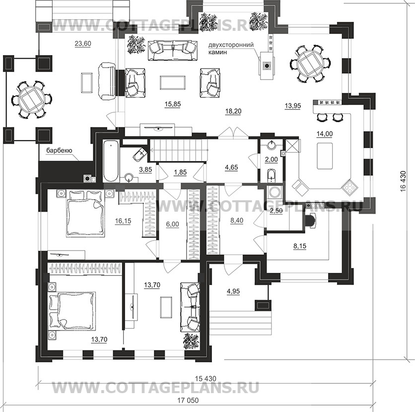 Поэтажные планы проект дома 102-04 общ. площадь 249,35 м2